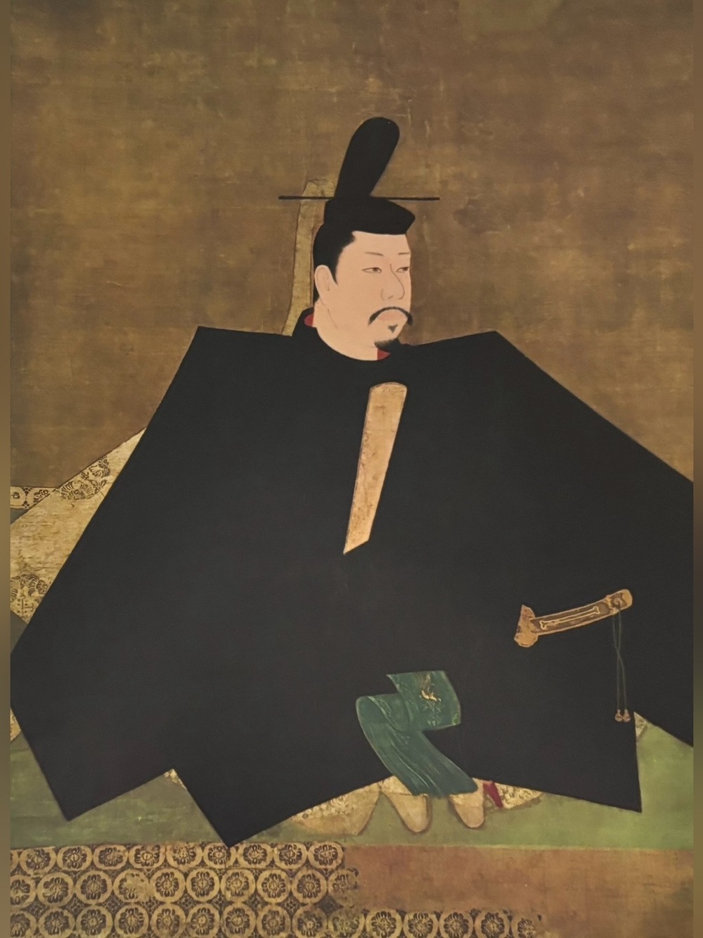 Minamoto Yoritomo, Kamakura Buddhism Original Vintage Fine Art Print Poster 60’s